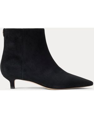 Ralph Lauren Francesca Suede Bootie - Blue