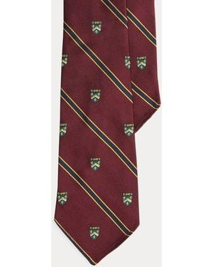 Polo Ralph Lauren Vintage Zijden Repp Stropdas - Rood