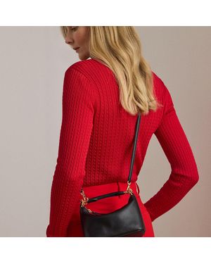 Ralph Lauren Mini Blaike Nappa Leather Shoulder Bag - Black