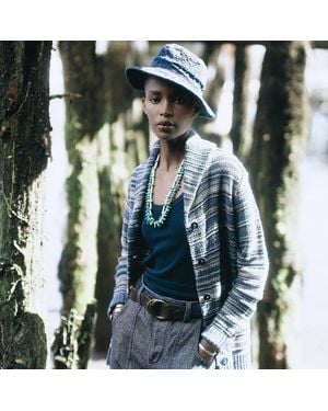 Ralph Lauren Striped Linen-Cotton Cardigan - Green