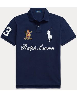 Polo Ralph Lauren Big Pony 20Th Anniversary Polo Shirt - Blue
