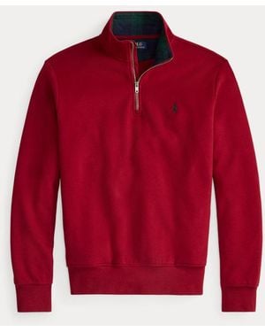 Polo Ralph Lauren The Rl Fleece Quarter-Zip Sweatshirt - Red