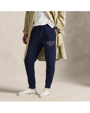Polo Ralph Lauren Fleece-Jogginghose Rl Mit Western-Logo - Blau