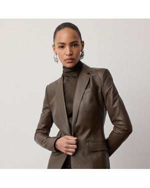 Ralph Lauren Parker Lambskin Jacket - Brown