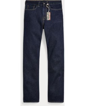 RRL Straight Leg Fit Rinse Jean - Blue