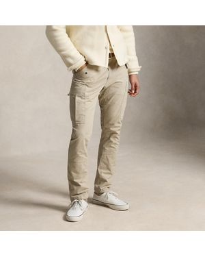 Polo Ralph Lauren Slim Fit Canvas Cargo Trouser - Natural