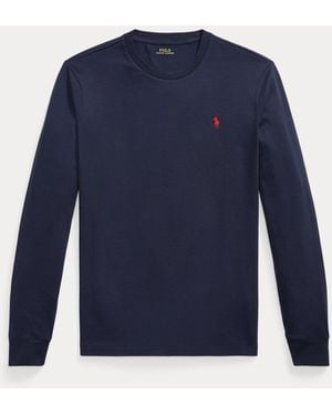 Polo Ralph Lauren Camiseta De Punto Custom Slim Fit - Azul