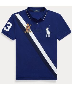 Polo Ralph Lauren Big Pony 20Th Anniversary Polo Shirt - Blue