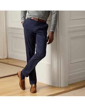 Ralph Lauren Hand-Tailored Stretch Chino Trouser - Blue