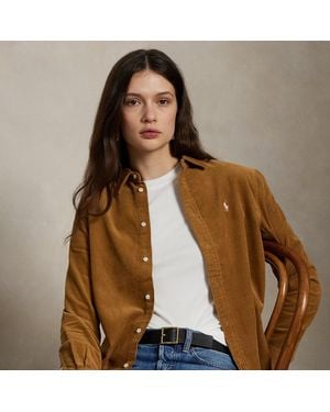Polo Ralph Lauren Classic Fit Cotton Corduroy Shirt - Brown