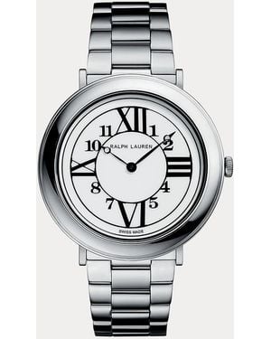Ralph Lauren 38 Mm Steel Bracelet - Metallic