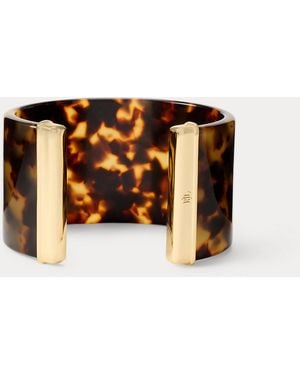 Ralph Lauren Pulsera De Carey Bañada En Oro - Marrón