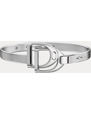Ralph Lauren Sterling Silver Double-stirrup Bangle - Metallic