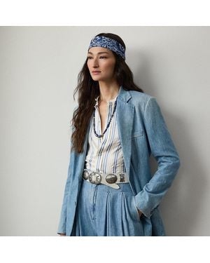 Ralph Lauren Chaqueta Russel Vaquera De Algodón - Azul