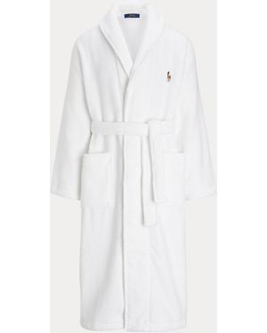 Polo Ralph Lauren Cotton Terry Robe - White