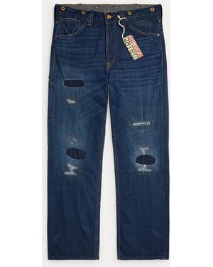 RRL 5-Pocket Vintage-Jeans Keating - Blau