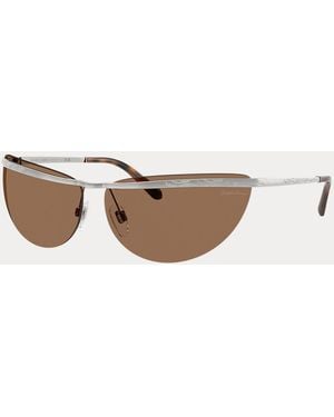 Ralph Lauren Western Cat-Eye Shield Sunglasses - Natural