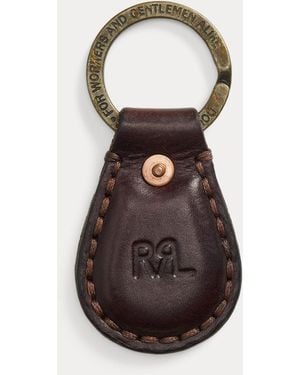 RRL Leather Key Fob - Brown