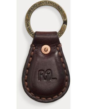 RRL Leather Key Fob - Brown