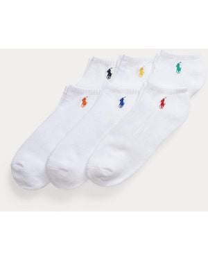Polo Ralph Lauren Cushioned Low-Cut-Sock 6-Pack - White