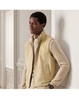 Ralph Lauren Chaleco Jamison Reversible De Ante - Neutro