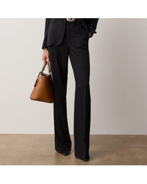 Ralph Lauren Hose Dean Ii Aus Wollgabardine - Schwarz