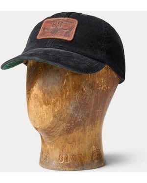 RRL Cappellino trucker in velluto a coste - Nero