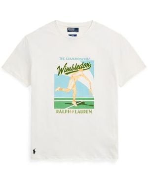 Polo Ralph Lauren Maglietta Wimbledon con logo Classic-Fit - Verde