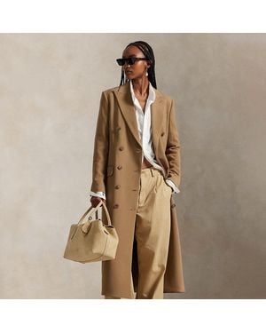 Polo Ralph Lauren Double-Breasted Wool Coat - Natural