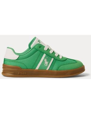 Polo Ralph Lauren Ralph Lauren Boy's Heritage Court Iii Faux-Suede Sneaker - Green