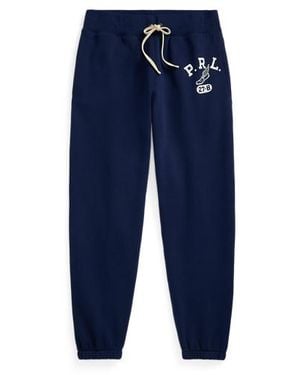 Polo Ralph Lauren Logo Fleece Tracksuit Bottom - Blue