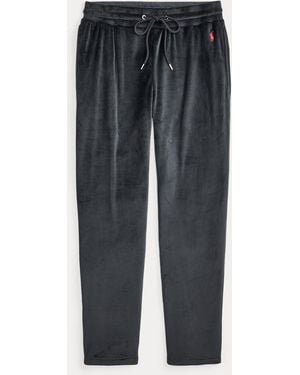 Polo Ralph Lauren Plush Velour Pajama Pant - Gray