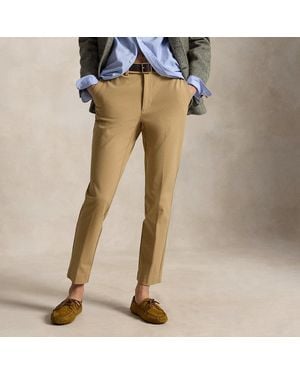 Ralph Lauren Ralph Lauren Stretch-Cotton Blend Slim Pant - Natural