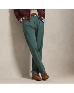 Polo Ralph Lauren Whitman Relaxed Fit Pleated Trouser - Green