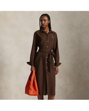 Polo Ralph Lauren Dresses Cotton Linen - Brown