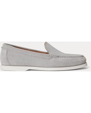 Polo Ralph Lauren Merton Suede Venetian Loafer - White