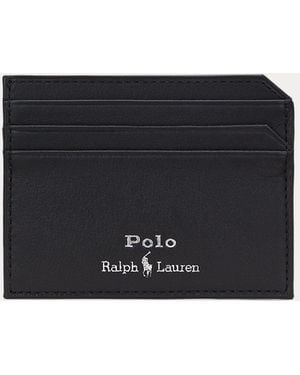 Polo Ralph Lauren Smooth Leather Card Case - Black