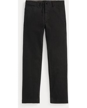 RRL Chino Officer's Trouser - Black