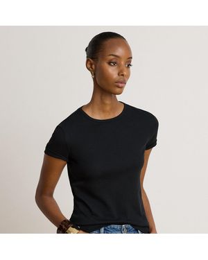 Ralph Lauren Cotton-blend T-shirt In Polo Black - Size Xl