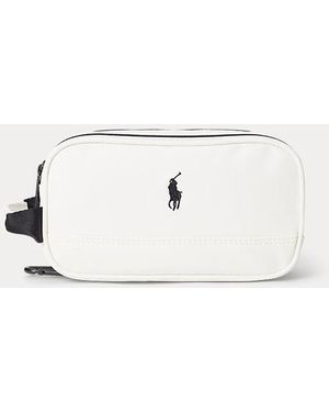 Ralph Lauren Embroidered Logo Small Golf Pouch - White