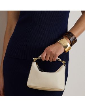 Ralph Lauren Mini Blaike Nappa Leather Shoulder Bag - Blue