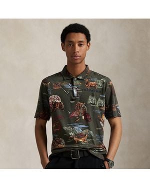 Polo Ralph Lauren Classic Fit Polo Sportsman Polo Shirt - Grey