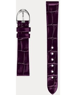 Ralph Lauren Cinturino RL 888 in alligatore 32 mm - Viola