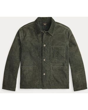 RRL Corduroy Shirt Jacket - Green