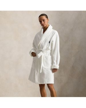 Polo Ralph Lauren Polo Bear Cotton Terry Robe - Natural