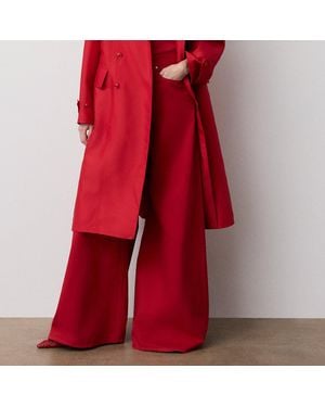 Ralph Lauren Collen Jeans Met Wijde Pijpen - Rood