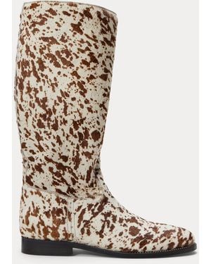 Ralph Lauren Haircalf Tall Boot - Brown