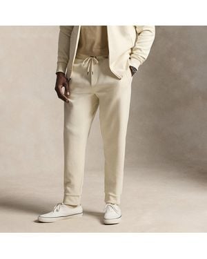 Ralph Lauren Double-Knit Jogging Bottoms - Natural
