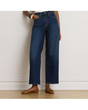 Ralph Lauren Jeans De Tiro Alto Relaxed Straight Fit - Azul