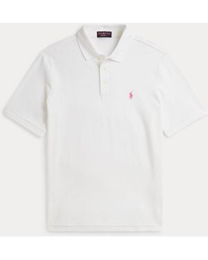 Polo Ralph Lauren Pony Stretch Mesh Polo Shirt - White